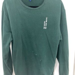 Green Graphic Sweatshirt
